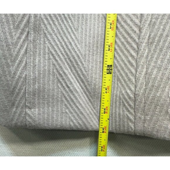 Calvin Klein Womens Herringbone Coat 3X Cream White Pockets & Full Lining - Picture 8 of 16
